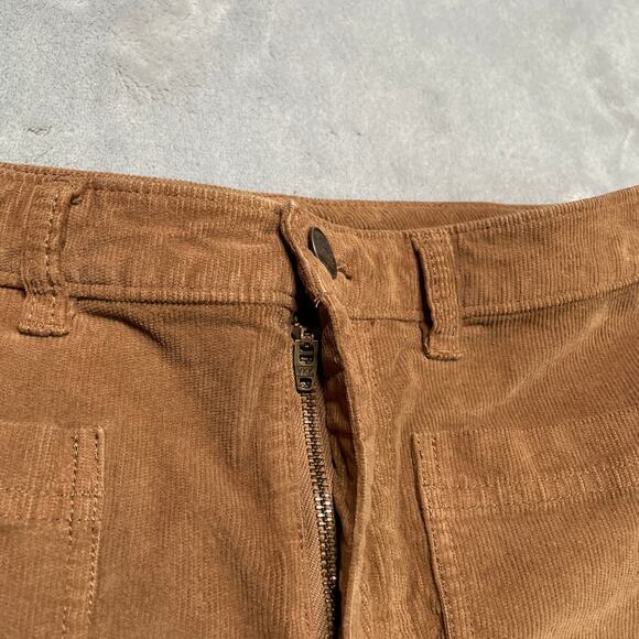 Faherty Pants Womens 27 Brown Stretch Cord Patch Pocket Corduroy Classic - Picture 6 of 9
